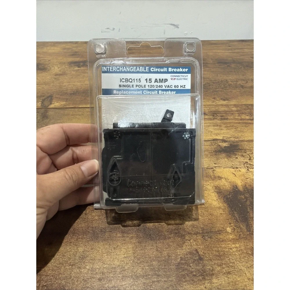 Connecticut Electric Interchangeable Circuit Breaker 15 AMP Single Pole 120/240